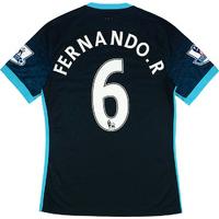 2015-16 Manchester City Match Issue Third Shirt R.Fernando #6