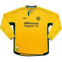 2002-03 Celtic Away L/S Shirt *w/Tags* L