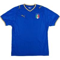 2007-08 Italy Home Shirt (Very Good) M