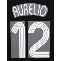 2006-08 Liverpool European White Name Set Aurelio #12