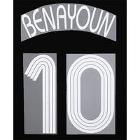 2006-08 Liverpool European White Name Set Benayoun #10