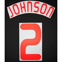 2008-10 Liverpool European Red Name Set Johnson #2