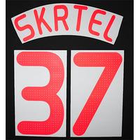 2008-10 Liverpool European Red Name Set Skrtel #37