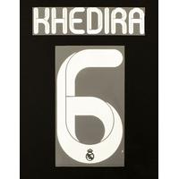 2011-12 Real Madrid Third White Name Set Khedira #6