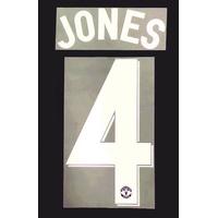 2011-13 Manchester United European Jones #4 Name Set