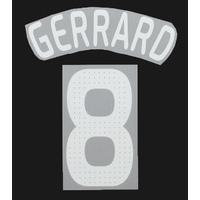 2008 10 liverpool european white name set gerrard 8 junior