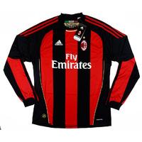 2010-11 AC Milan Home L/S Shirt *w/Tags* XXL