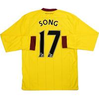 2010-13 Arsenal Away L/S Shirt Song #17 M