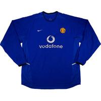 2002-03 Manchester United Third L/S Shirt (Fair) XXL