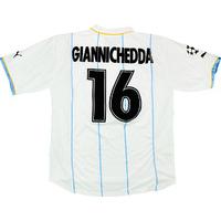 2001-02 Lazio Match Worn Champions League Home Shirt Giannichedda #16 (v PSV)