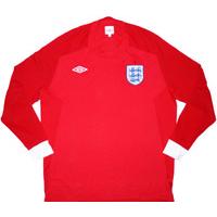 2010-11 England Away L/S Shirt (Excellent) XL