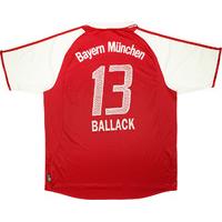 2004-05 Bayern Munich Home Shirt Ballack #13 (Good) XL