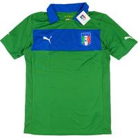 2012-13 Italy Player Issue Green GK Shirt *w/Tags* XXL