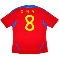 2010-11 Spain World Champions Home Shirt Xavi #8 *w/Tags* XXL