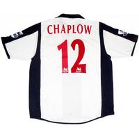 2005-06 West Brom Match Issue Home Shirt Chaplow #12