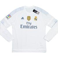 2015-16 Real Madrid Home L/S Shirt (+ FIFA WC) *BNIB*