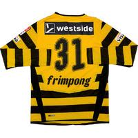 2008 Young Boys Match Issue Home L/S Shirt Frimpong #31