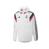 2016-2017 Real Madrid Adidas Allweather Jacket (White)
