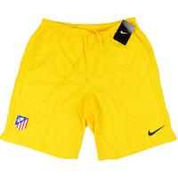 2013-14 Atletico Madrid Player Issue GK Yellow Shorts *BNIB*