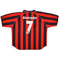 2002-03 Eintracht Frankfurt Home Shirt #7 (Very Good) XL