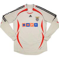 2006-07 Benfica Match Worn Champions League Away L/S Shirt Ricardo Rocha #33 (v Celtic)