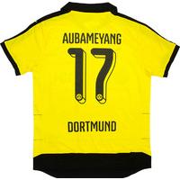 2015-16 Dortmund Home Shirt Aubameyang #17 *w/Tags*