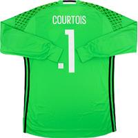 2016-17 Belgium Player Issue GK Home Shirt Courtois #1 *w/Tags*