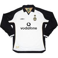 2001-02 Manchester United Centenary Away/Third L/S Shirt (Very Good) XXL