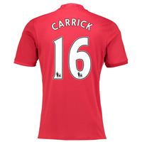 2016 17 manchester united home shirt carrick 16 kids