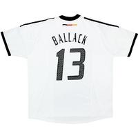 2002 04 germany home shirt ballack 13 excellent xxl