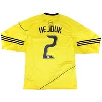 2010-11 Columbus Crew Player Issue Authentic Home L/S Shirt Hejduk #2 *w/Tags* XL