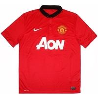 2013-14 Manchester United Home Shirt (Very Good) M