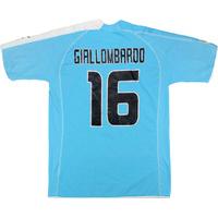 2005-06 Lazio Match Issue Home Shirt Giallombardo #16
