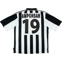 2000 01 paok match worn uefa cup home shirt amponsah 19 v psv