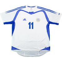 2005 finland match worn home shirt 11 kolkka v denmark