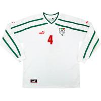 2000 Bulgaria Match Worn Home L/S Shirt #4 (Ivanov) v Denmark