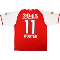 2003 04 sc braga match issue home shirt wooter 11