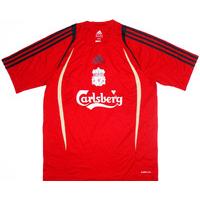 2009-10 Liverpool Adidas Training Shirt (Excellent) L