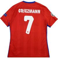 2015-16 Atletico Madrid Player Issue Home CL Shirt Griezmann #7 *w/Tags* L