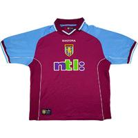 2000-01 Aston Villa Home Shirt (Very Good) XL