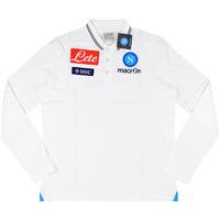 2013 14 napoli macron polo ls shirt bnib m