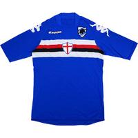 2007 08 sampdoria home shirt mint xl