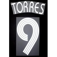 2006-08 Liverpool European White Name Set Torres #9