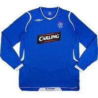 2008-09 Rangers Home L/S Shirt (Excellent) L