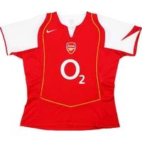 2004-05 Arsenal Home Shirt (Excellent) Womens (L)