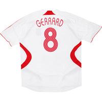 2007-08 Liverpool CL Away Shirt Gerrard #8 *w/Tags* XL