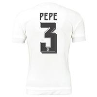 2015-16 Real Madrid Home Shirt (Pepe 3) - Kids