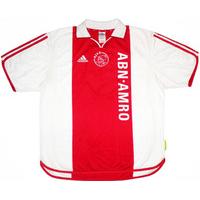 2000 01 ajax player issue centenary home shirt 18 obrien l