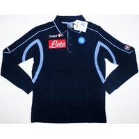 2010-11 Napoli L/S Player Issue Polo T-shirt *BNIB* M