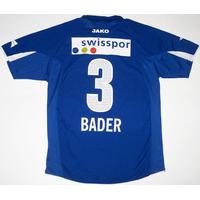 2006-07 FC Luzern Match Issue Home Shirt Bader #3